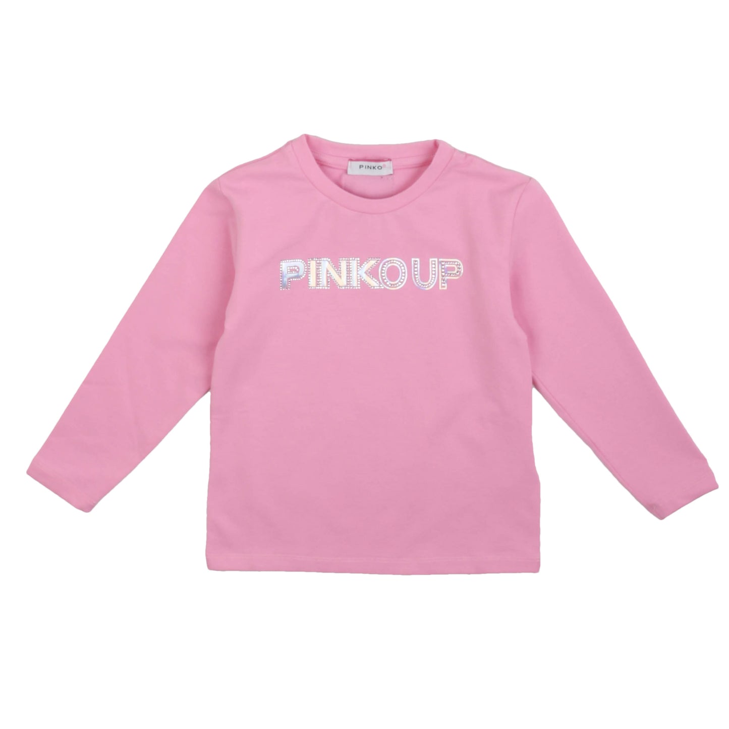 T-shirt manica lunga rosa Pinko