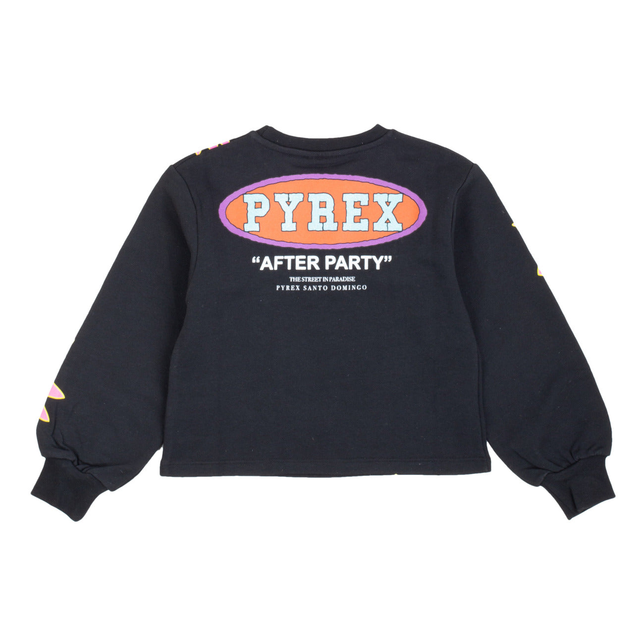 Felpa cropped ragazza, Pyrex - IrisBlu