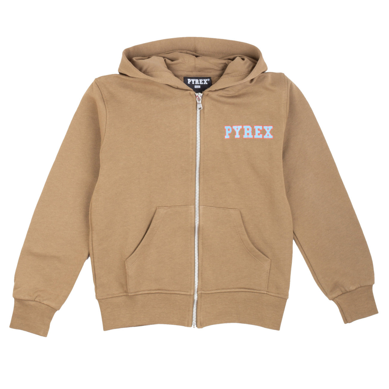 Felpa Pyrex con cappuccio, full zip, ragazzo/a. - IrisBlu