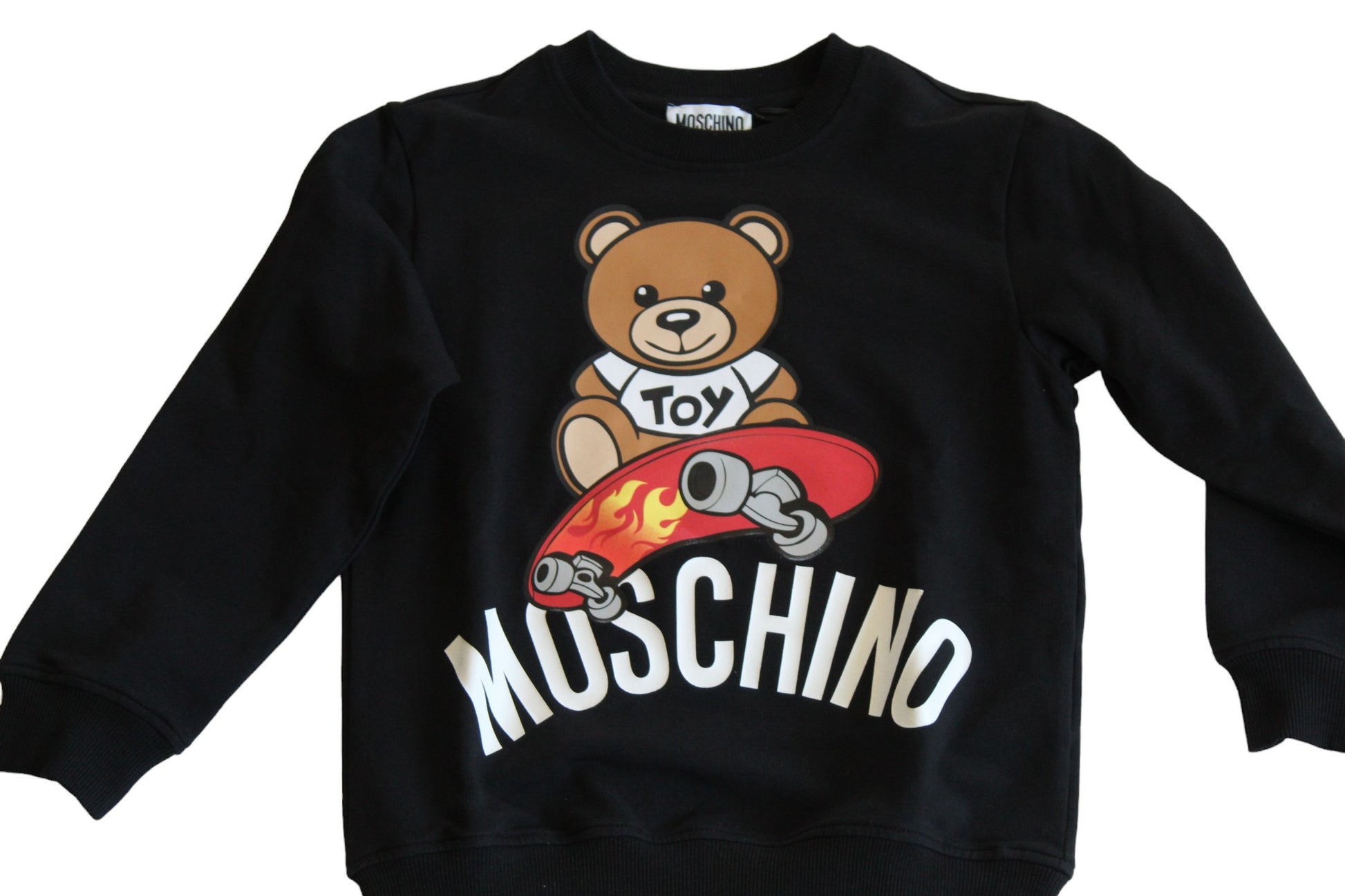 Felpa Moschino bimbo/a. - IrisBlu