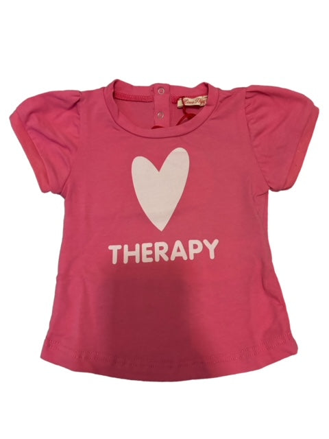 T-shirt fucsia, bimba, Love Therapy