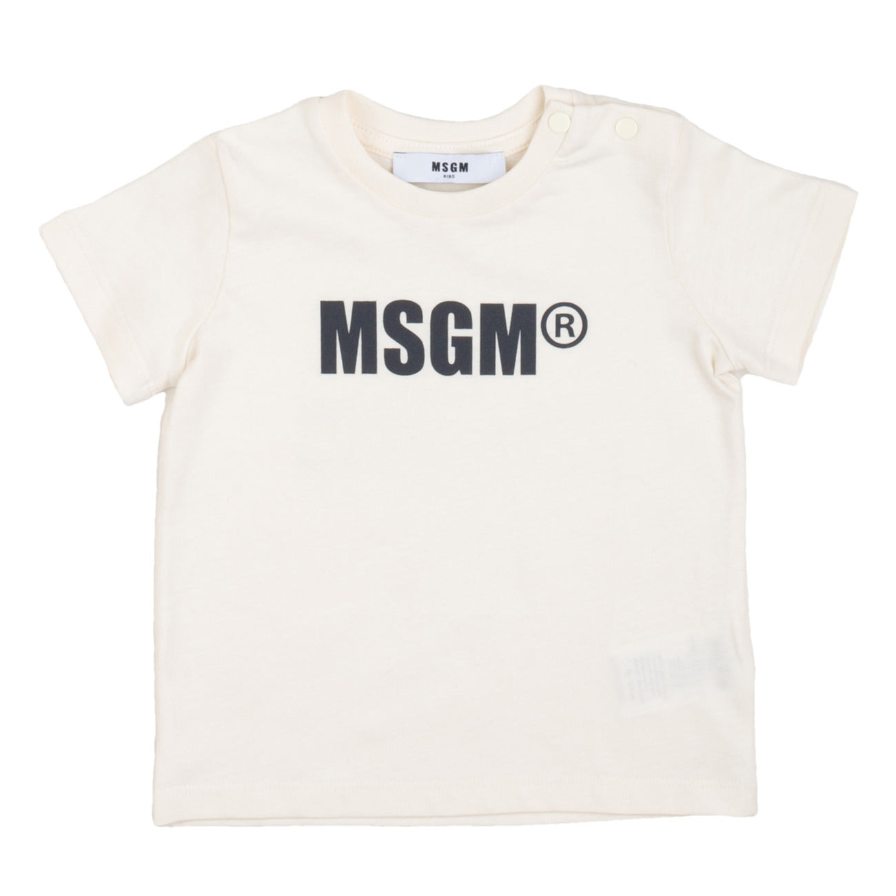 T-shirt jersey panna, bimbo MSGM - IrisBlu