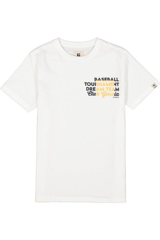 T-shirt ragazzo/a Garcia bianca